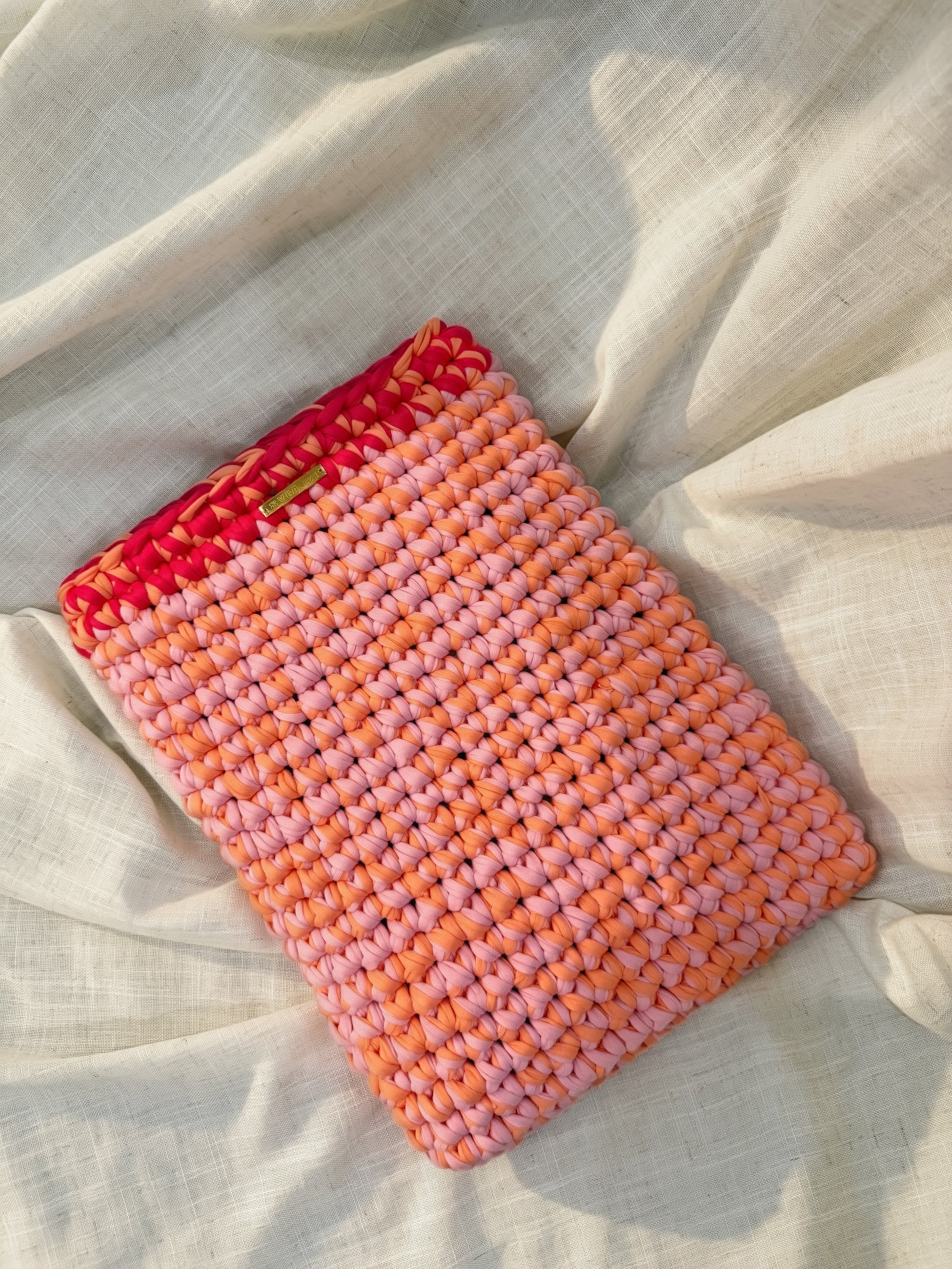 Orange Peach Laptop Case